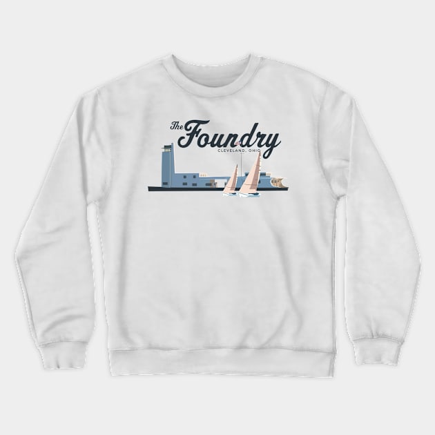 The Cleveland Foundry Sailing Center Crewneck Sweatshirt by mbloomstine